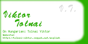 viktor tolnai business card